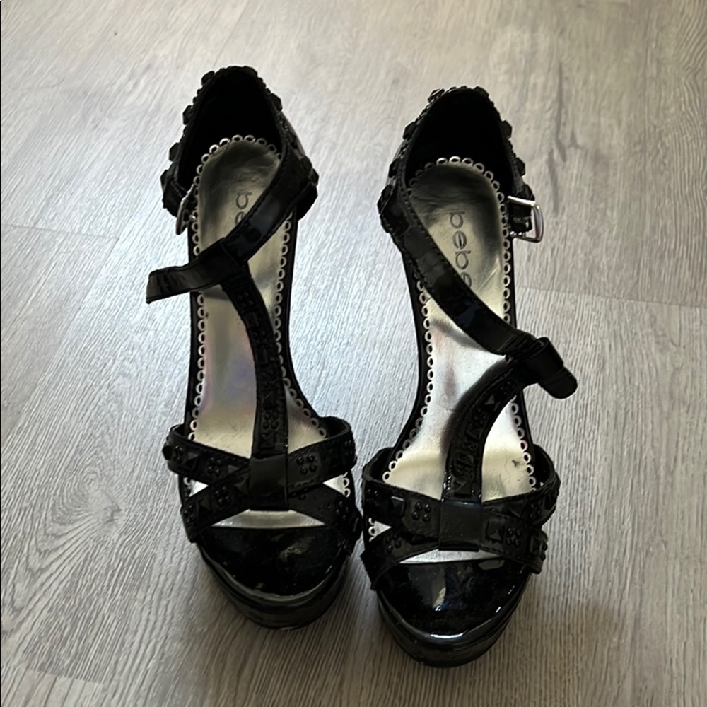 Woman’s Bebe wedges